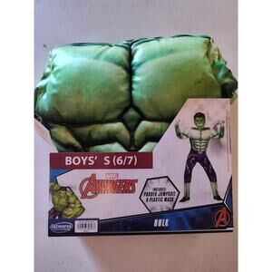 New The incredible Hulk Marvel Avengers boys costume size 6/7